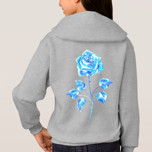 Blauw Roos verbranden (Achterkant)