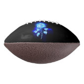 Blauw Roos verbranden American Football (Gedraaid 270)