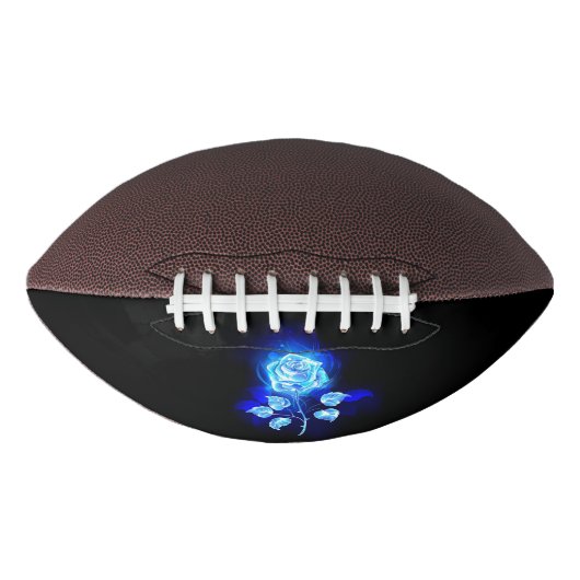 Blauw Roos verbranden American Football (Voorkant)