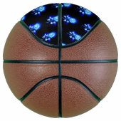 Blauw Roos verbranden Basketbal (Rechts)