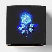 Blauw Roos verbranden Bedankdoosjes (Bovenkant)