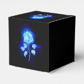 Blauw Roos verbranden Bedankdoosjes (Achterkant)