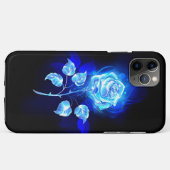 Blauw Roos verbranden Case-Mate iPhone Case (Achterkant (horizontaal))