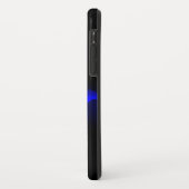 Blauw Roos verbranden Case-Mate iPhone Case (Achterkant/links)