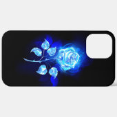 Blauw Roos verbranden Case-Mate iPhone Case (Achterkant (horizontaal))