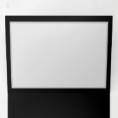 Blauw Roos verbranden Drieluik Kaart (Binnenzijde eerst)