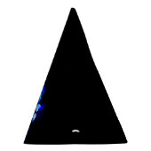 Blauw Roos verbranden Feesthoedjes (Rechts)