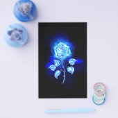 Blauw Roos verbranden Flyer (Enkel)