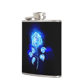 Blauw Roos verbranden Heupfles (Links)