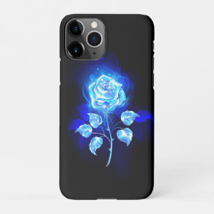 Blauw Roos verbranden iPhone 11Pro Hoesje