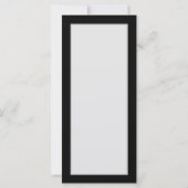 Blauw Roos verbranden Kaart (Achterkant)