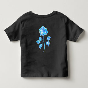 Blauw Roos verbranden Kinder Shirts