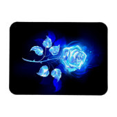 Blauw Roos verbranden Magneet (Horizontaal)