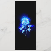 Blauw Roos verbranden Menu (Voorkant)