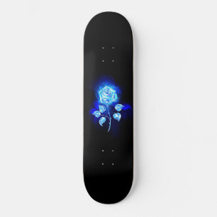 Blauw Roos verbranden Persoonlijk Skateboard
