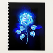Blauw Roos verbranden Planner (Voorkant)
