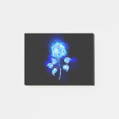 Blauw Roos verbranden Post-it® Notes (Voorkant)