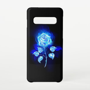Blauw Roos verbranden Samsung Galaxy S10 Hoesje