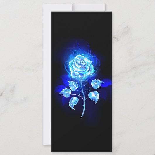 Blauw Roos verbranden Save The Date (Voorkant)