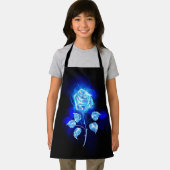 Blauw Roos verbranden Schort (Insitu)