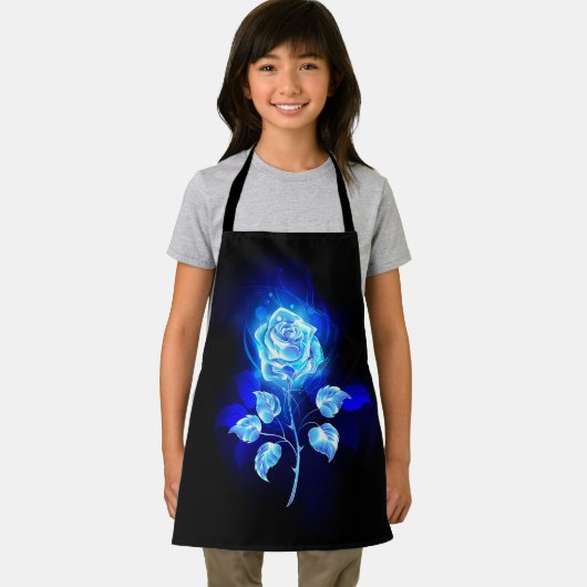 Blauw Roos verbranden Schort (Insitu)