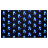 Blauw Roos verbranden Stof (Fat Quarter)