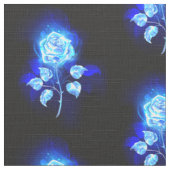 Blauw Roos verbranden Stof (Close Up)