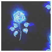 Blauw Roos verbranden Stof (Close Up)