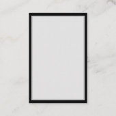 Blauw Roos verbranden Visitekaartje (Achterkant)