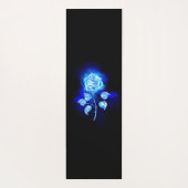 Blauw Roos verbranden Yogamat (Achterkant)