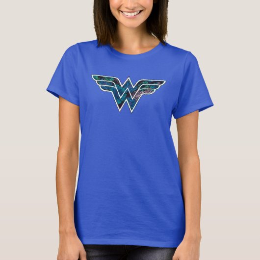 Blauw Roos WW T-shirt (Voorkant)