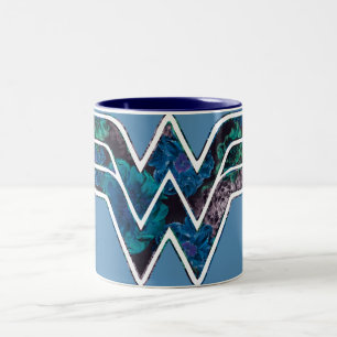 Blauw Roos WW Tweekleurige Koffiemok