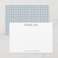 Blauw rotan riet geweven gepersonaliseerde namen d