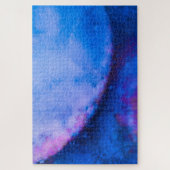 Blauw roze Abstract onmogelijk Legpuzzel (Verticaal)