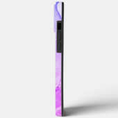 ** Blauw Roze Amethist Kristal Healing Energie Case-Mate iPhone Case (Achterkant / Links)