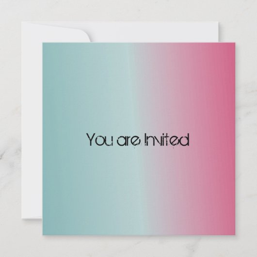 Blauw Roze Baby shower Kaart (Voorkant)