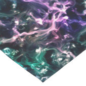 Blauw roze Blauwgroen kosmische Abstracte gloed vo Korte Tafelloper (Hoek)