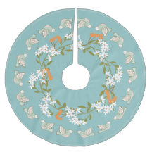 Blauw Roze Bloemen Vogels Feestelijk