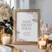 BLAUW ROZE BLOEMEN Vrijgezellenfeest hoeveel kusse Poster