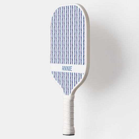 Blauw Roze Bow Grandmillennial Pickleball Paddle (Links)