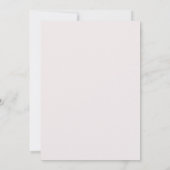 Blauw & Roze Chic Lettertype Script Verjaardagsfee Kaart (Achterkant)