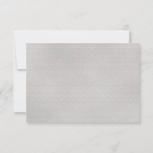 Blauw & Roze Elegantie bruiloft RSVP Kaartje (Achterkant)