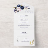 Blauw Roze en Gouden Sjabloon (Binnen)