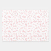 Blauw Roze en Groen Charleston Hotel Inpakpapier Vel (Voorkant 2)