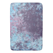 Blauw, Roze en Paarse Marmer Abstract Badmat (Voorkant Verticaal)
