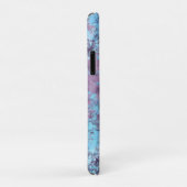 Blauw, Roze en Paarse Marmer Abstract Case-Mate iPhone Case (Achterkant/rechts)