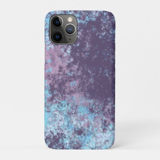Blauw, Roze en Paarse Marmer Abstract Case-Mate iPhone Case (Achterkant)