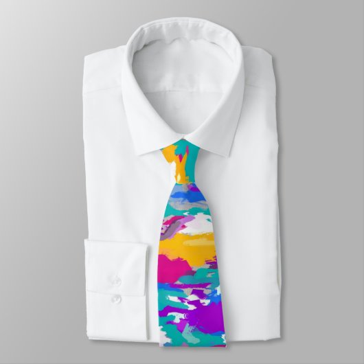 Blauw, Roze en Paarse Stropdas (Gebonden)