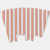 Blauw, roze en wit streepjespatroon bedankdoosjes (Ongevouwen)