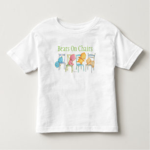 Blauw, Roze, Geel en Bruin Beren spelen Kinder Shirts